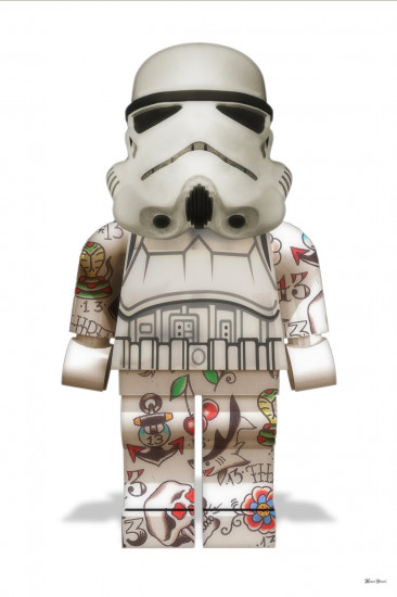 Lego Storm Trooper (White Background) - Large