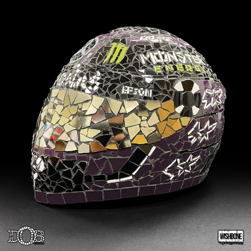 Lewis Hamilton Helmet - F1 Racing Helmet - Sculpture by David O'Brien