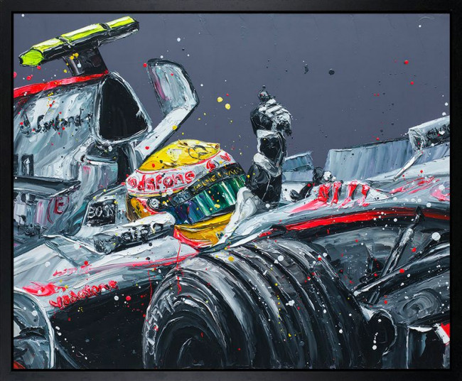 Lewis McLaren - Canvas - Artist Proof Black Framed