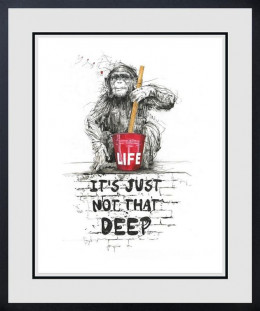 Life, It's Just Not That Deep - Black Framed