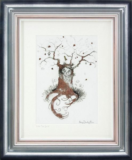 Little Tree Spirit - Sketch - Framed Little Tree Spirit - Sketch - Framed