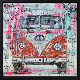 Living The Dream - Original - Black Framed