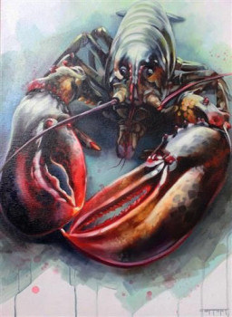 Lobster I - Original - Framed