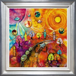 Lollipop Galaxy - Framed