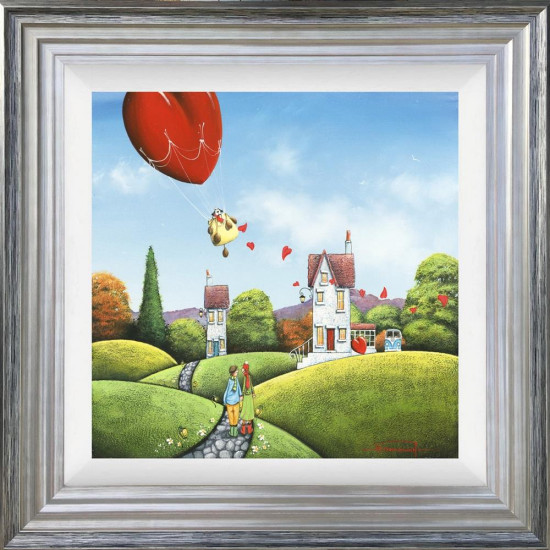 Love Flies High - Silver Framed