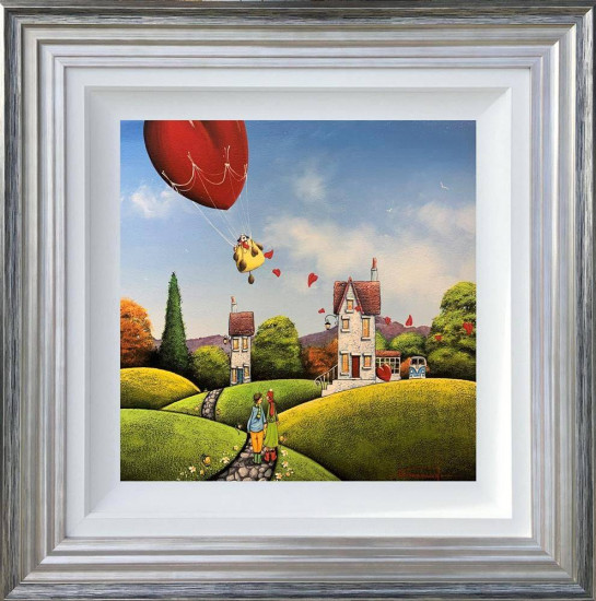 Love Flies High - Original - Silver Framed