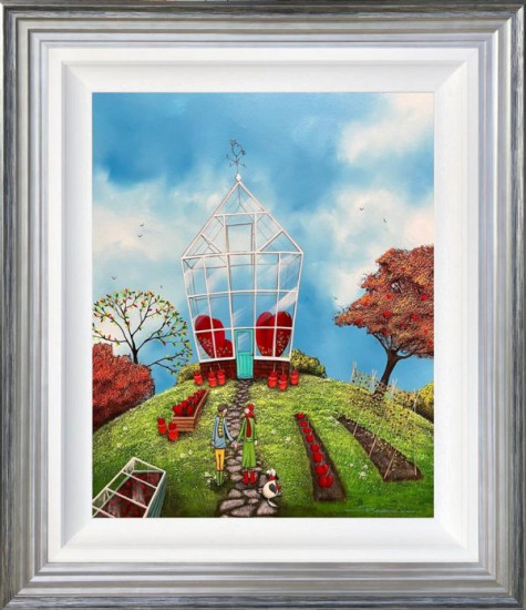 Love Grows - Original - Silver Framed Love Grows - Original - Silver Framed