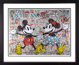 Love Is The Answer - Black Framed