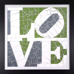 Love - Original - Black Framed