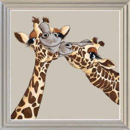 Love Reaches New Heights - Original - Light Grey Framed