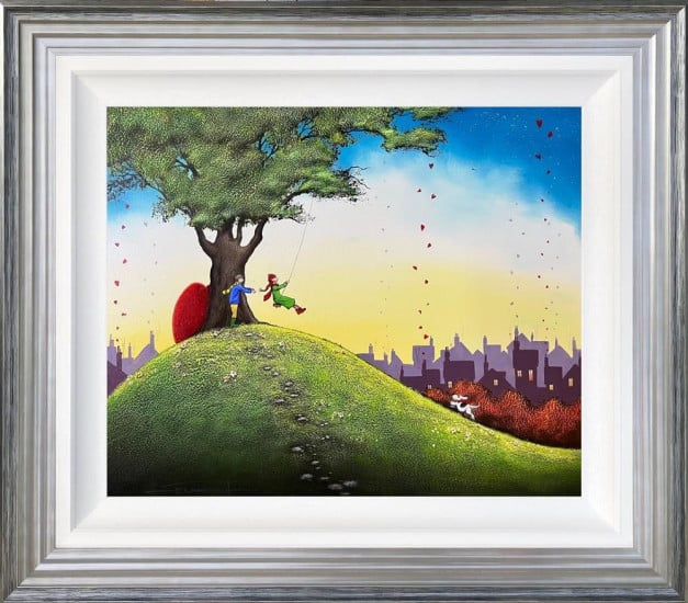 Loves Up And Down - Original - Silver Framed Loves Up And Down - Original - Silver Framed