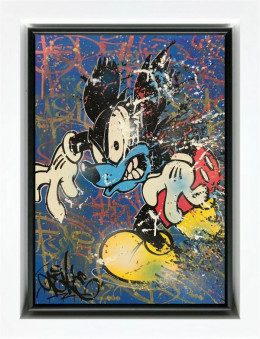 Mad Mickey - Original - Framed