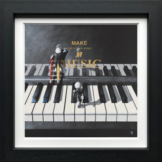 Make Your Own Music - Canvas - Black Framed