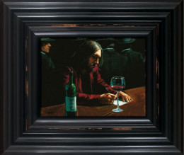 Man At The Bar VIII - Black Framed