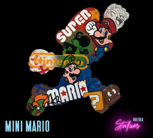 Mario - Original - Wall Sculpture Mario - Original - Wall Sculpture