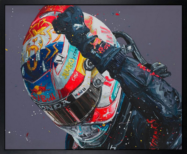 Max Dutch GP 21 - Artist Proof - Canvas - Black Framed