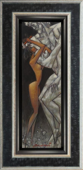 Metamorphosis Of Pygmalion - Original - Black Framed Metamorphosis Of Pygmalion - Original - Black Framed