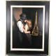 Midnight In Paris - Canvas - Black Framed