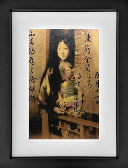 Mikako - Original - Black - Framed