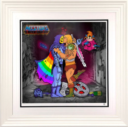 Misters Of The Universe - Rainbow Edition - White Framed