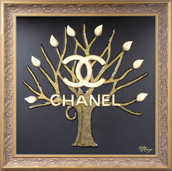 Money Grows On Trees - Original - Gold Framed