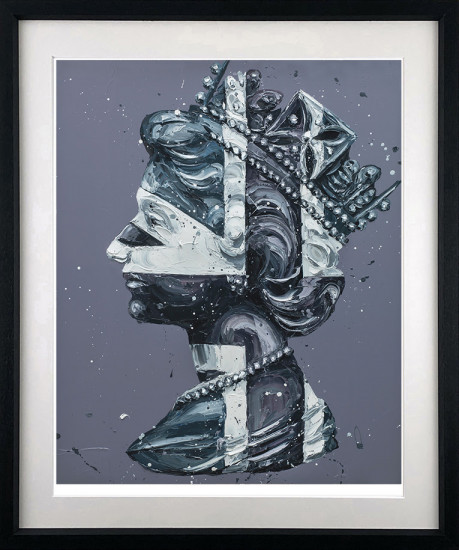 Monochrome Queen Jack - Artist Proof Black Framed
