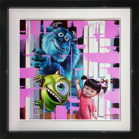 Monster Inc - Original - Black Framed