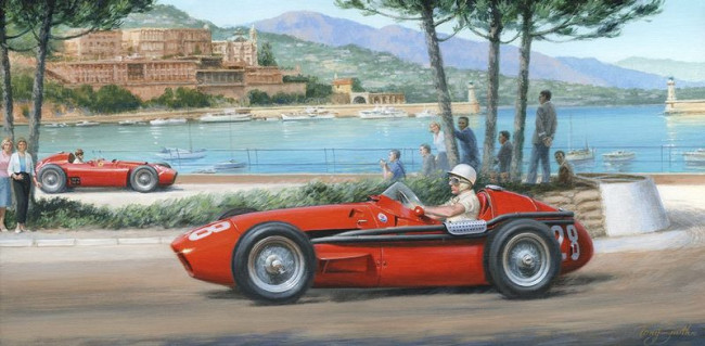 Moss - Maserati - Monaco - Magic - Mounted