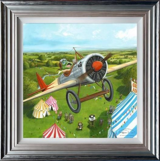 Mr Toads Fantastic Air Display - Blue And Silver Framed