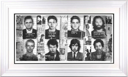 Music's Most Wanted - White Framed