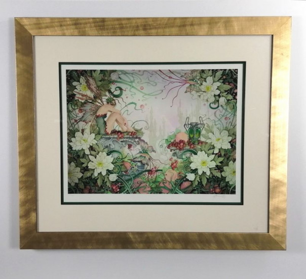 Mystic Garden - Gold Framed