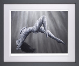 Naked Refraction - Artist Proof - Grey Framed