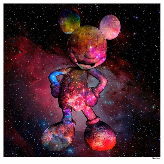 Nebula Mouse - Regular Size - Black Background