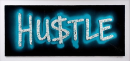 Neon Hustle Blue - Mounted