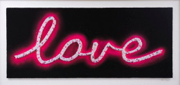 Neon Love Pink - Mounted