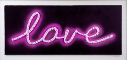 Neon Love Purple - Mounted