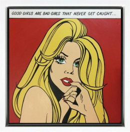 Never Get Caught Red - Original - Framed