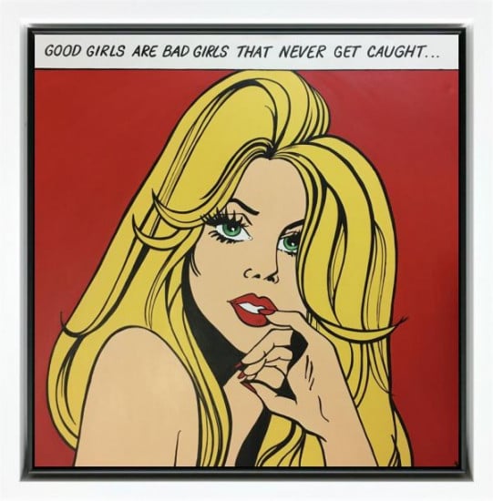 Never Get Caught Red - Original - Framed Never Get Caught Red - Original - Framed