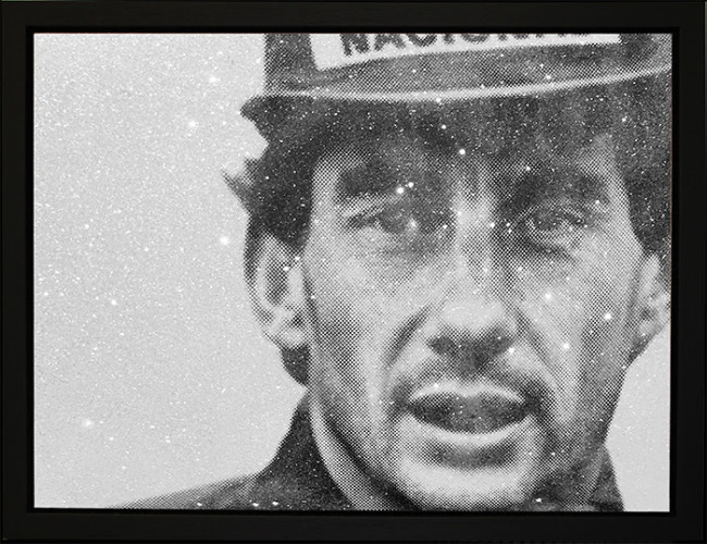 No Idols (Ayrton Senna) - Artist Proof Black Framed