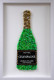 No Pain Champagne (Green) - Standard Size - White Background - White Framed