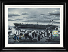 Off She Goes - Deluxe Canvas - Black Framed