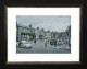 On The Cobbles - Paper - Black Framed