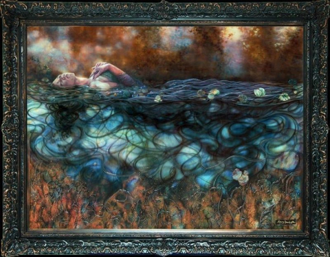 Ophelia - Ornate Framed Ophelia - Ornate Framed