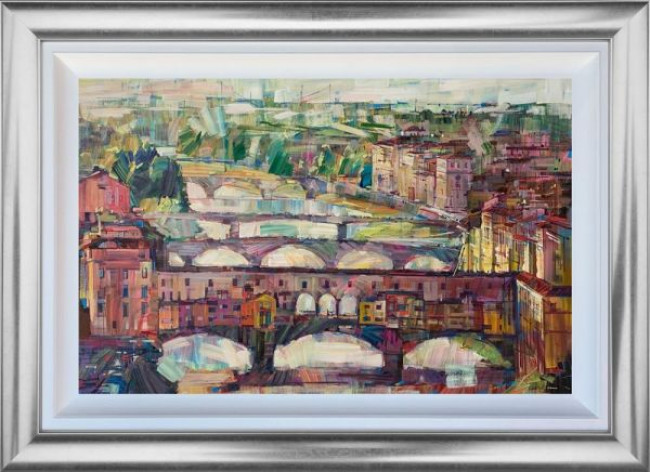 Our Bridges - Original - Silver Framed