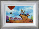 Our Cliff Top House - Original - Silver Framed