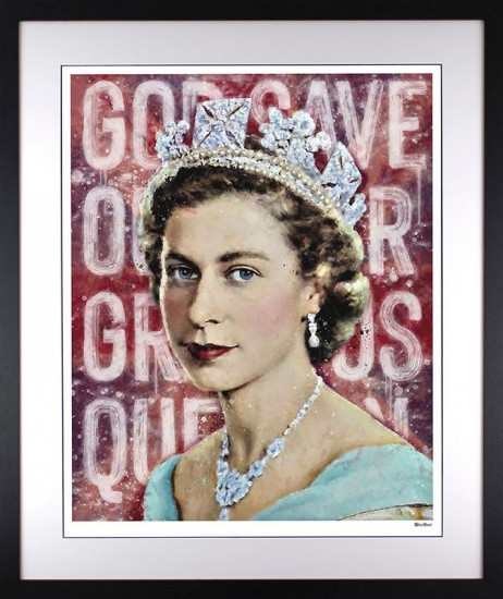 Our Gracious Queen - Black Framed