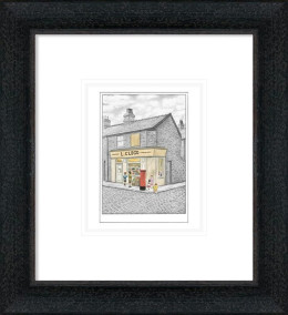 Our Kids Up Shop - Sketch - Black-Grey Framed