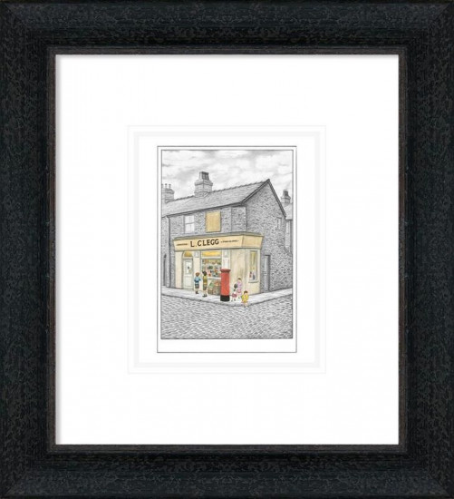 Our Kids Up Shop - Sketch - Black-Grey Framed