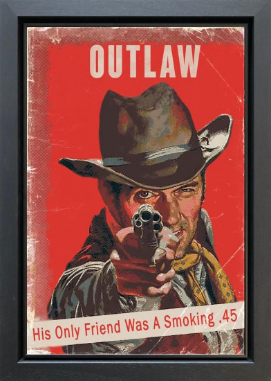 Outlaw - Original - Black Framed