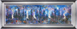 Owlets Hollow - Silver-Blue Framed